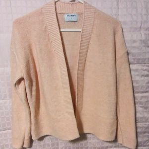 OLD NAVY cardigan style sweater. Small. Soft coral color.